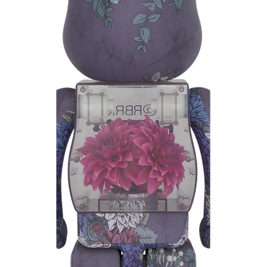 Bearbrick FLOR@ Dahlia 1000% Herstellerbild 2
