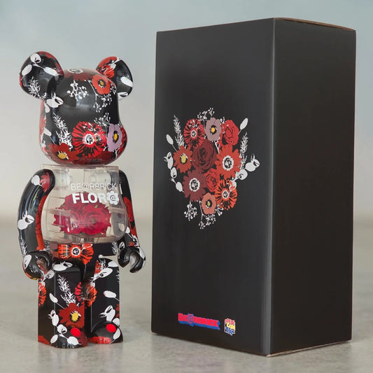 Bearbrick FLOR@ 1000% mit Verpackung