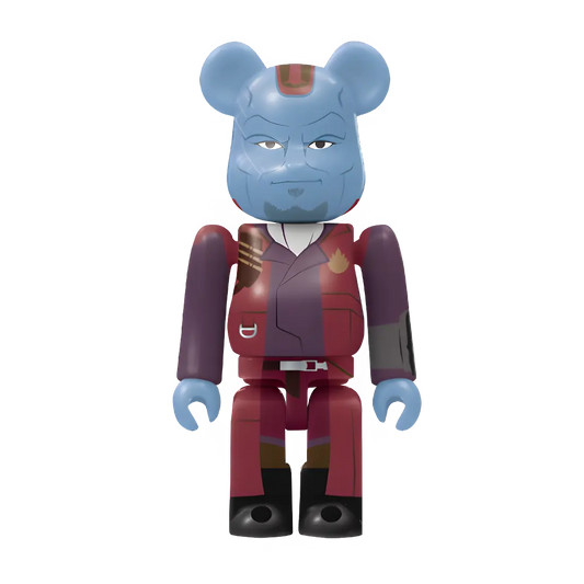 Bearbrick Happy Kuji "MARVEL Studios" - 13 Yondu 100% Herstellerbild