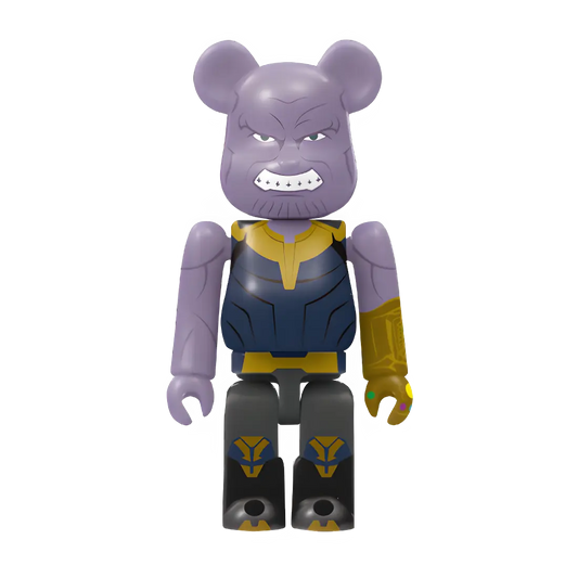 Bearbrick Happy Kuji "MARVEL Studios" - 14 Thanos 100% Herstellerbild