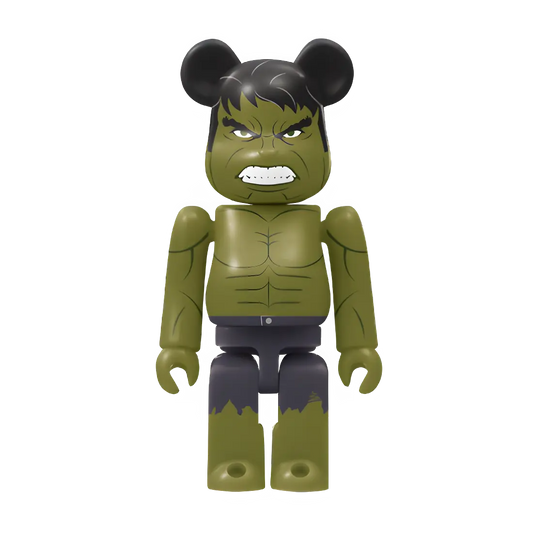 Bearbrick Happy Kuji MARVEL Studios 2 Hulk 100% Herstellerbild