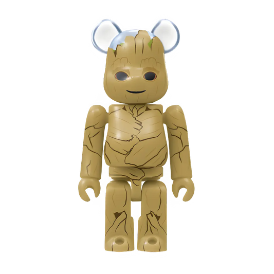 Bearbrick Happy Kuji "MARVEL Studios" - 26 Baby Groot 100% Herstellerbild