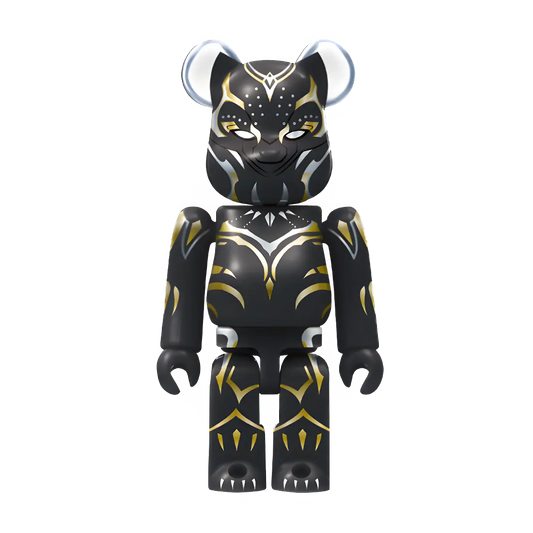 Bearbrick Happy Kuji "MARVEL Studios" - 29 Black Panther (Shuri) 100% Herstellerbild