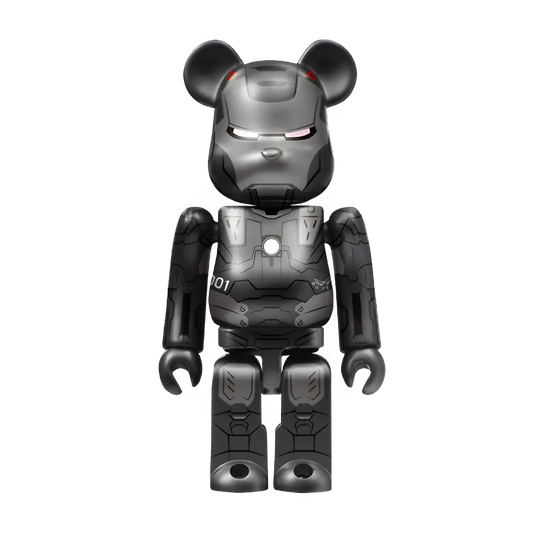 Bearbrick Happy Kuji "MARVEL Studios" - 3 War Machine 100% Herstellerbild