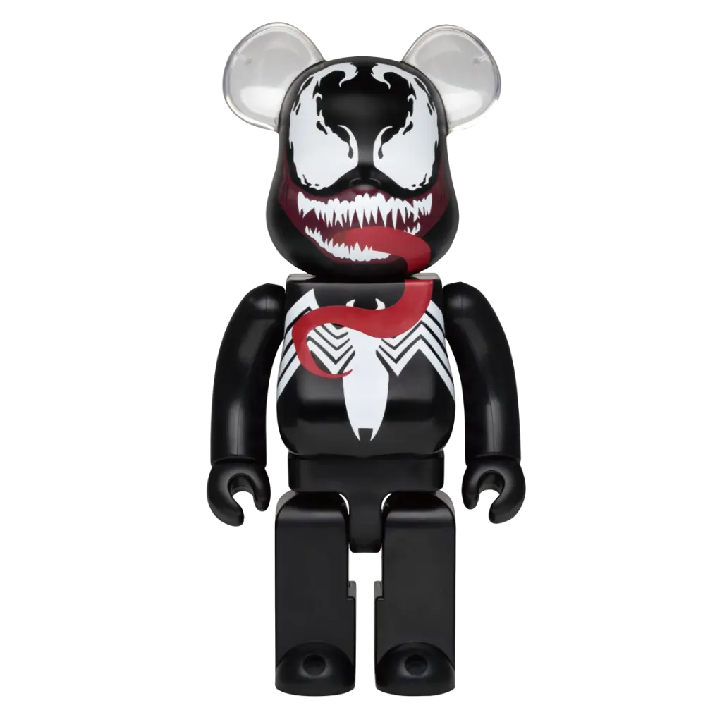 Bearbrick Happy Kuji "Spider-Man" (2022) – L@ST Venom 400% Herstellerbild