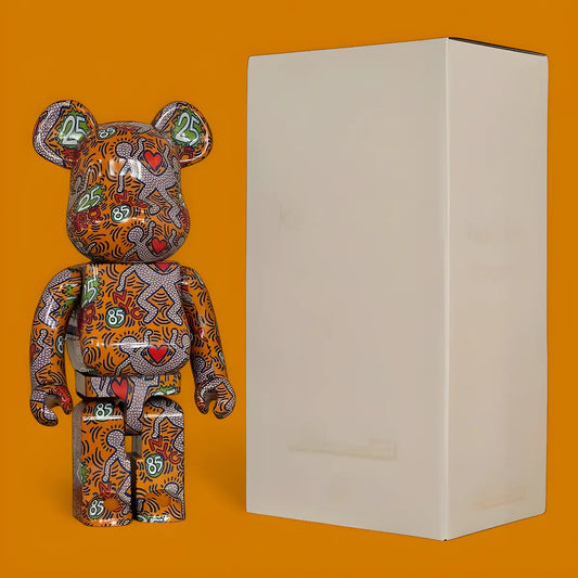 Bearbrick Keith Haring "Special" 1000% mit Verpackung