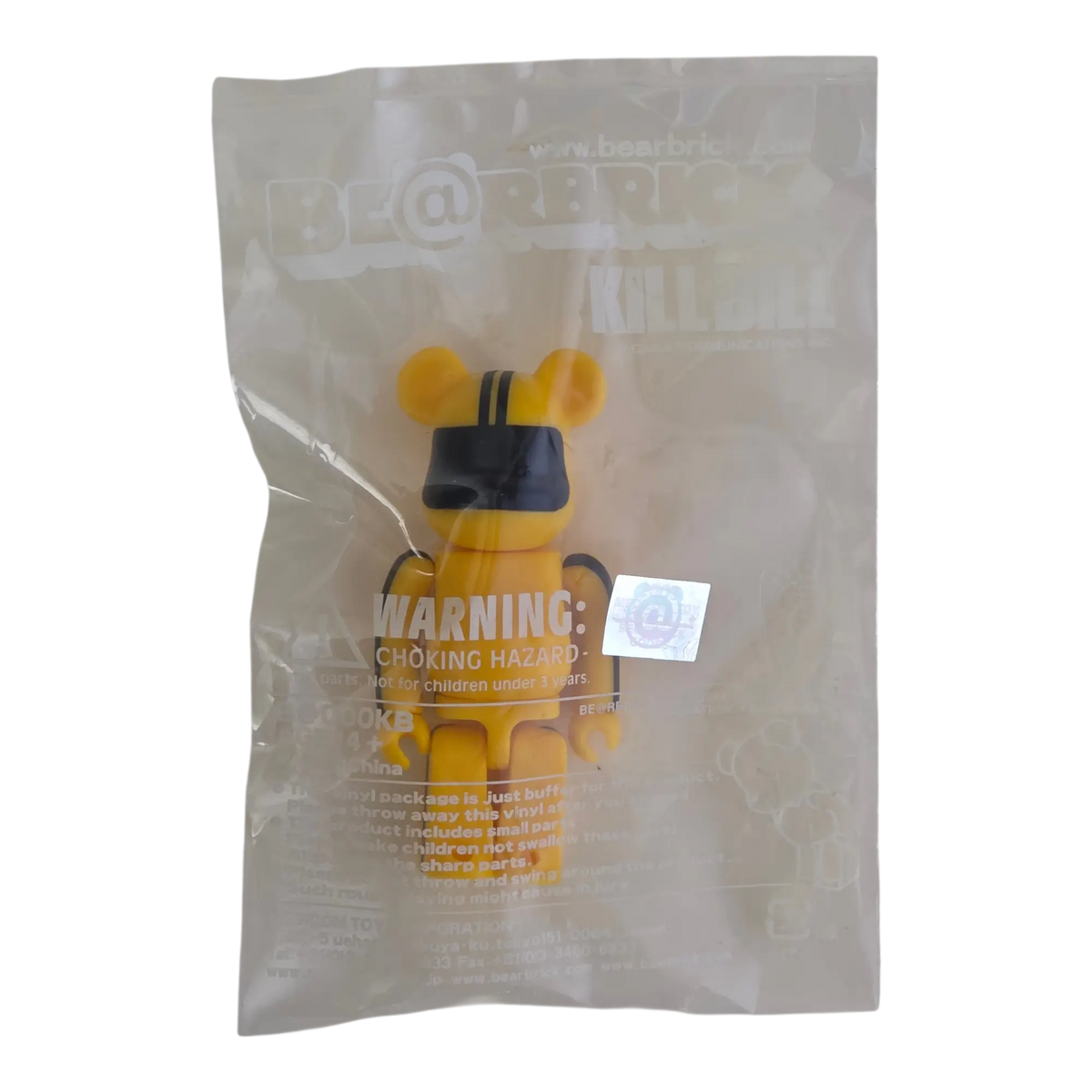 Bearbrick Kill Bill 100% in Folie