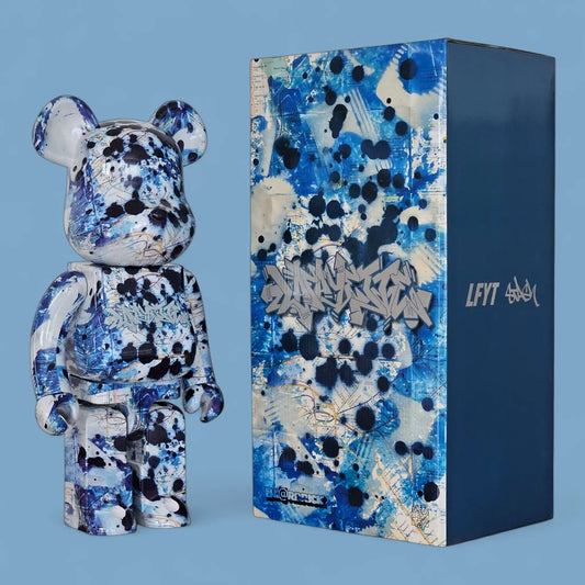 Bearbrick LFYT × Stash 1000% mit Verpackung