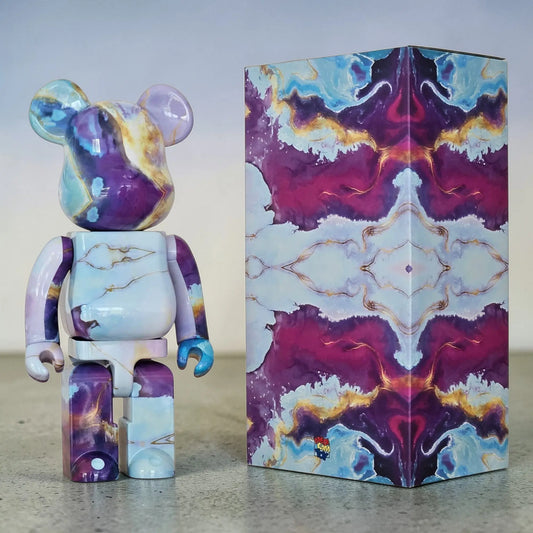 Bearbrick Marble 400% mit Verpackung