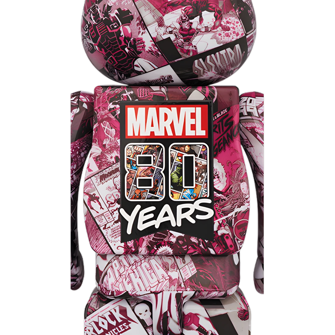 Bearbrick Marvel 80th Anniversary 100%+400% Herstellerbild 4