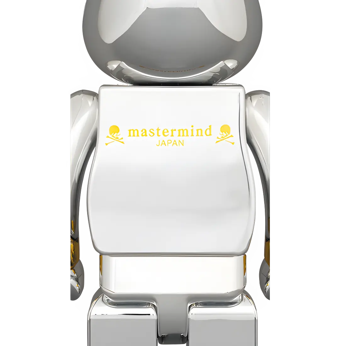 Bearbrick mastermind Japan Silver 100%+400% Herstellerbild 4