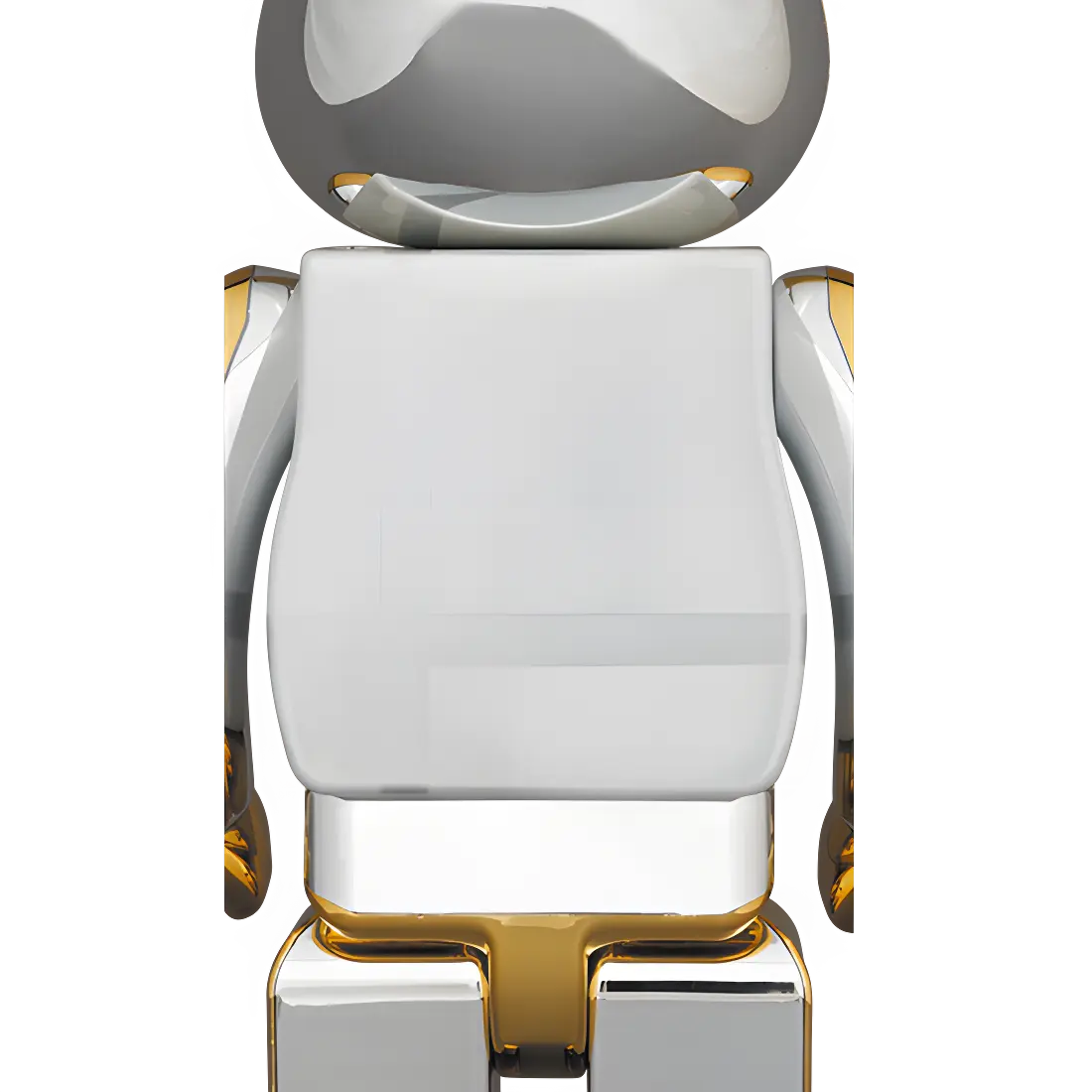 Bearbrick Medicom Toy Plus Gold Chrome Version 100%+400% Herstellerbild 4