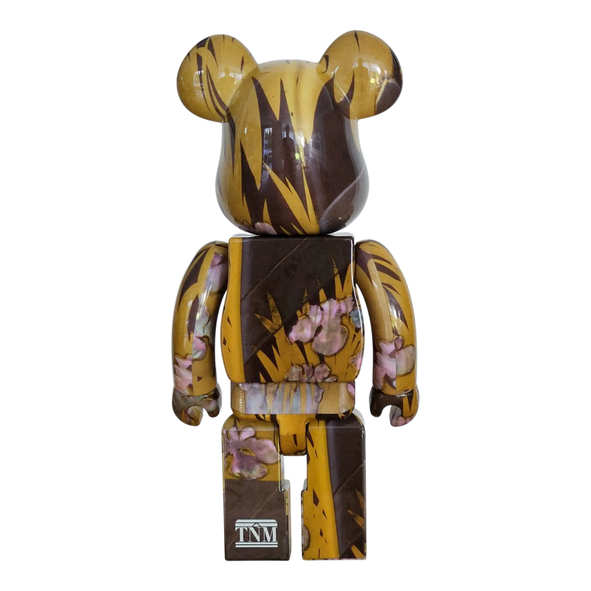 Bearbrick Ogata Korin "Writing Box with Eight Bridges" 100%+400% Rückseite