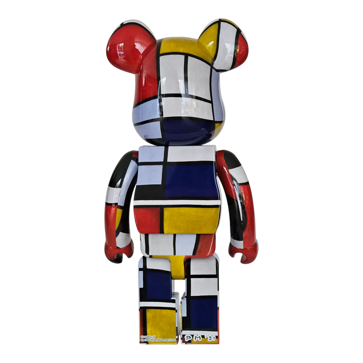 Bearbrick Piet Mondrian 1000% Rückseite