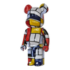 Bearbrick Piet Mondrian 1000% schräg