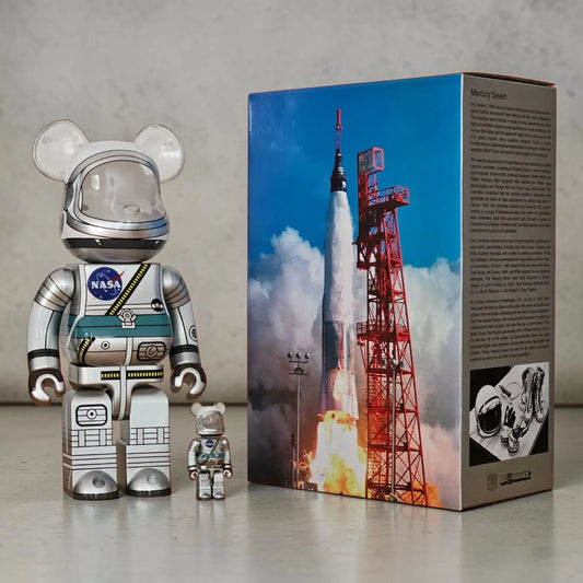 Bearbrick Project Mercury Astronaut 100%+400% mit Verpackung