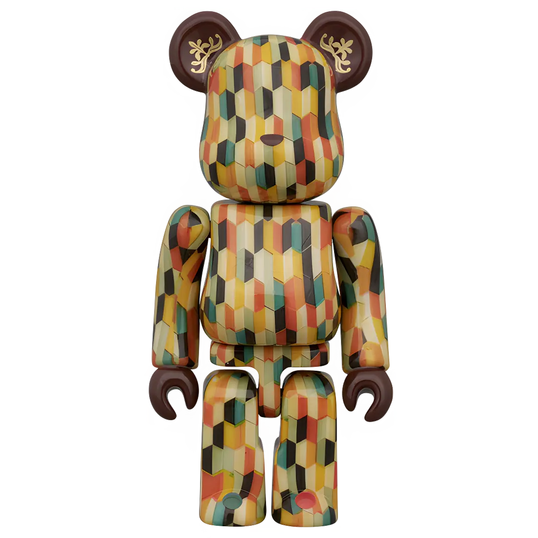Bearbrick Rokkakuyosegi 100%+400% Herstellerbild 2