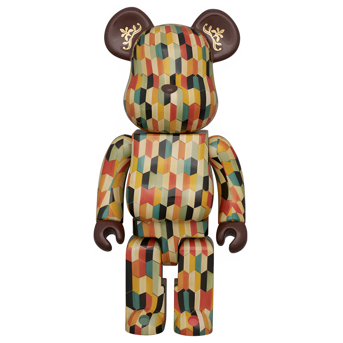 Bearbrick Rokkakuyosegi 100%+400% Herstellerbild 3