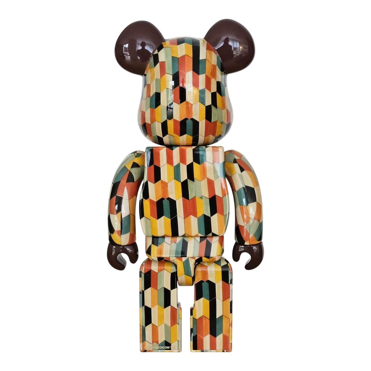 Bearbrick Rokkakuyosegi 100%+400% Rückseite