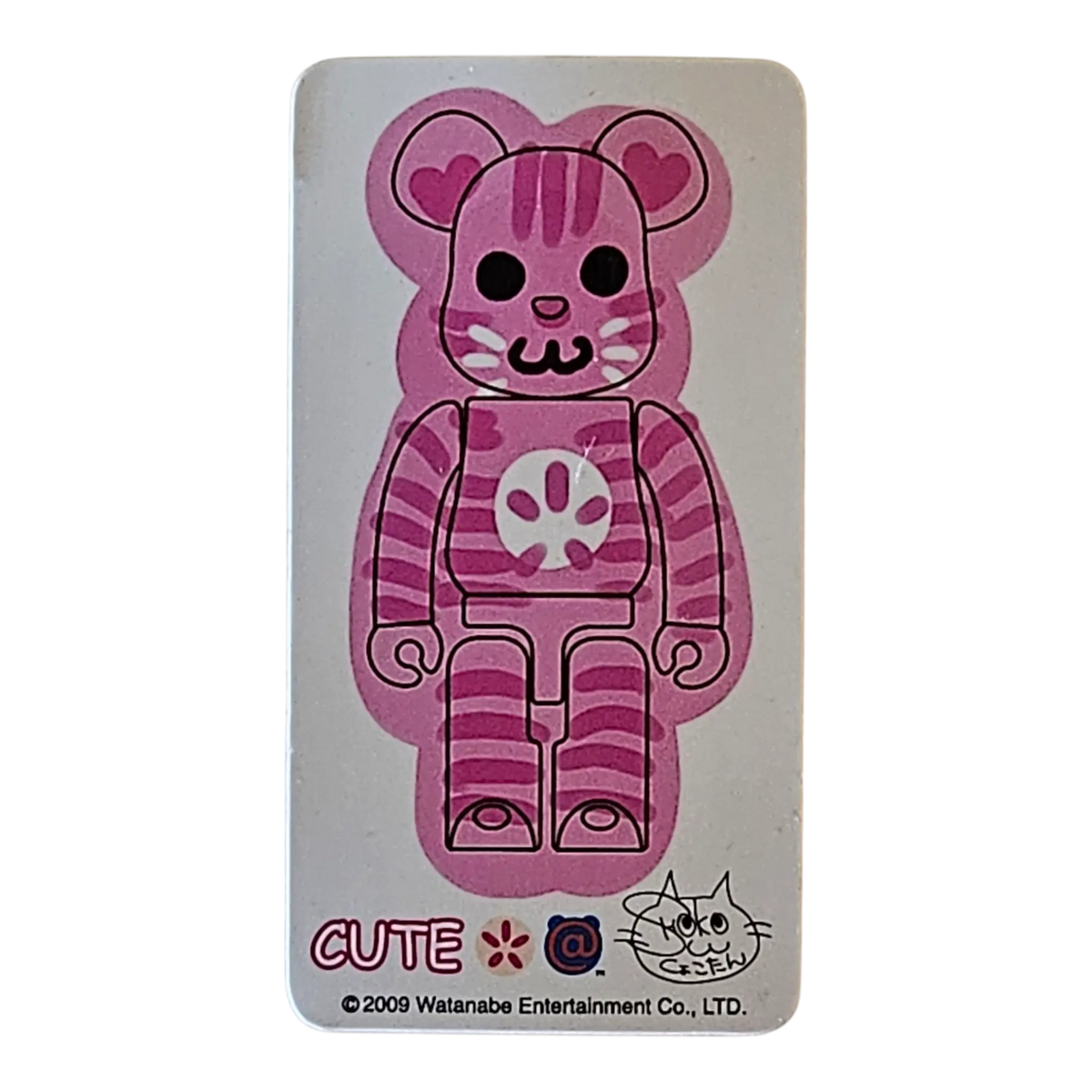 Bearbrick Series 19 Cute "Shokotan" 100% Begleitkarte