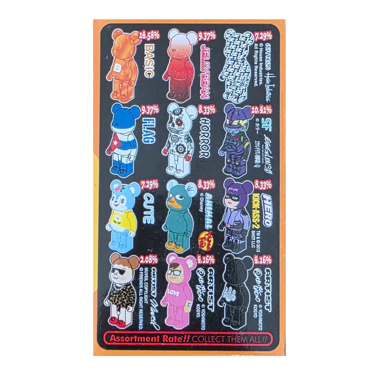 Bearbrick Series 26 100% Modellübersicht