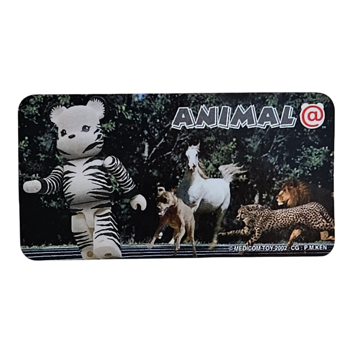 Bearbrick Series 3 Animal "Zebra" 100% Begleitkarte