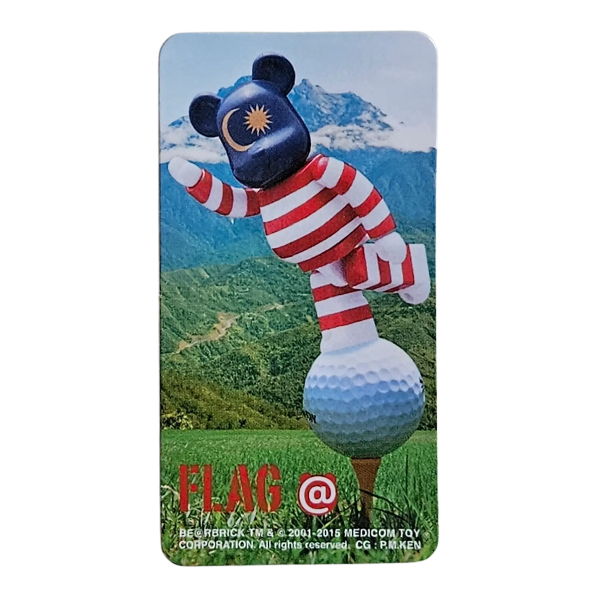 BE@RBRICK Series 31 Flag "Malaysia" (100%)