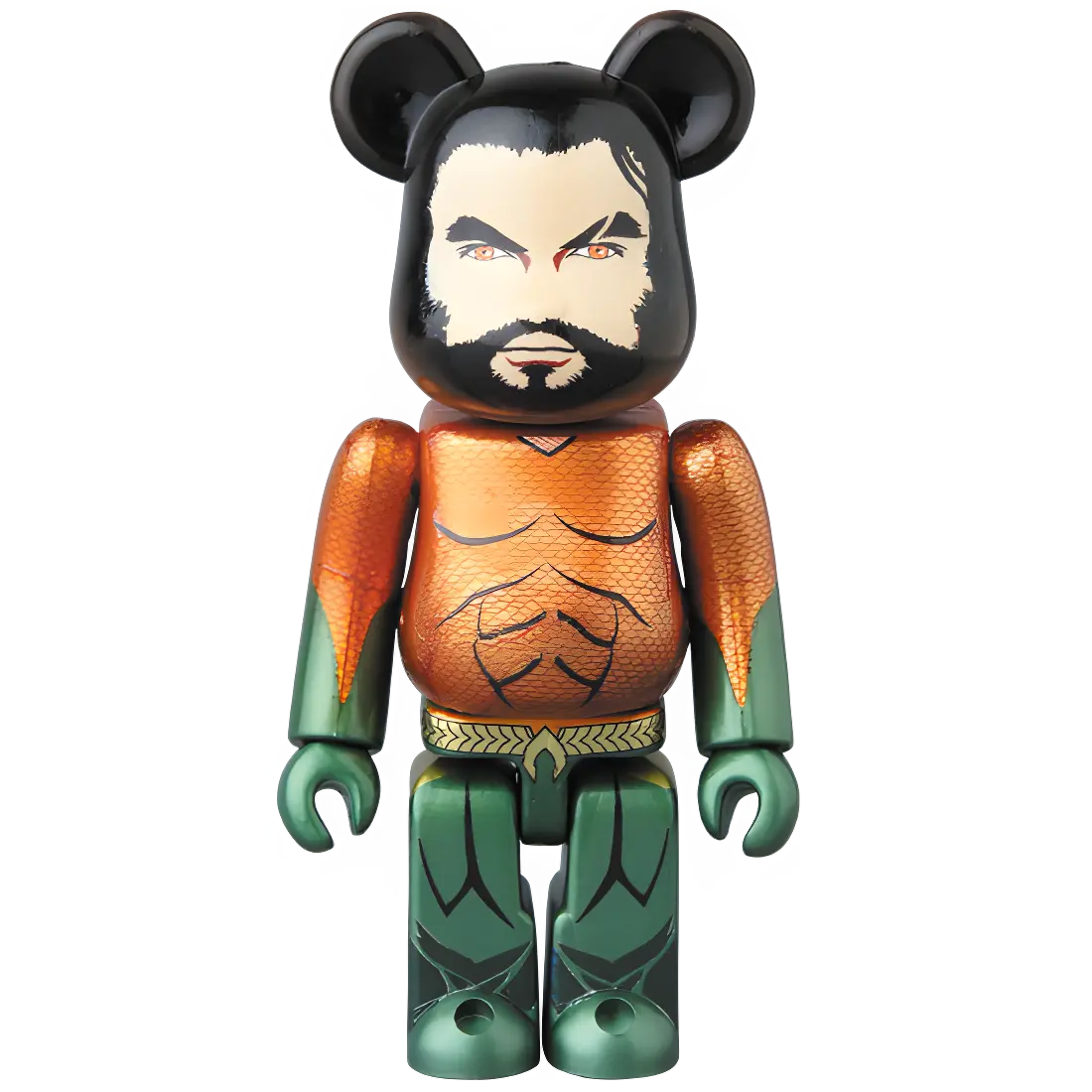Bearbrick Series 37 Hero "Aquaman" 100% Herstellerbild
