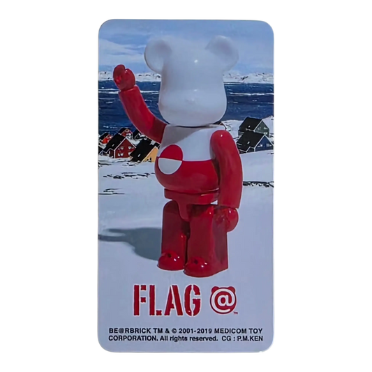 Bearbrick Series 38 Flag "Greenland" 100% Begleitkarte