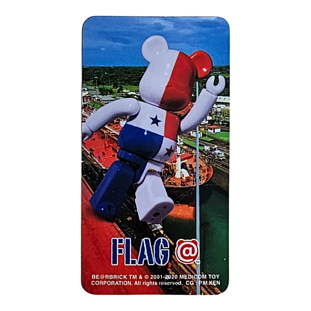Bearbrick Series 40 Flag "Panama" 100% Begleitkarte