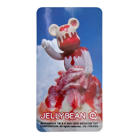 Bearbrick Series 40 Jellybean "Strawberry Shortcake" 100% Begleitkarte