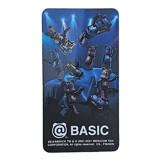 Bearbrick Series 43 Basic Letter 100% Begleitkarte