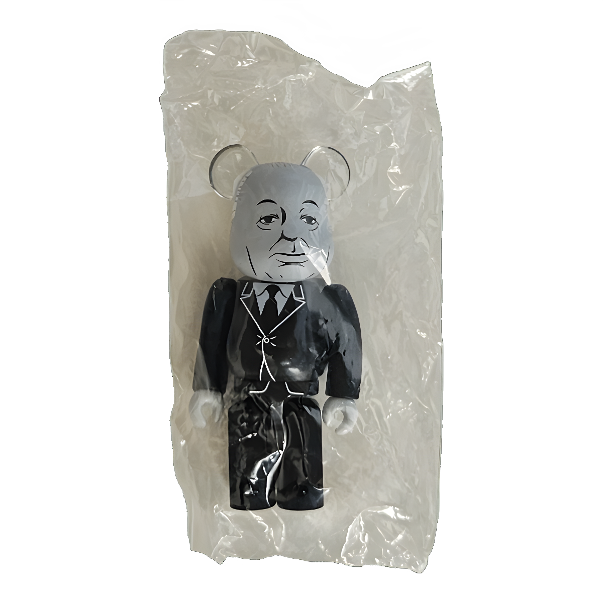 Bearbrick Series 43 Horror "Alfred Hitchcock" 100% in Folie