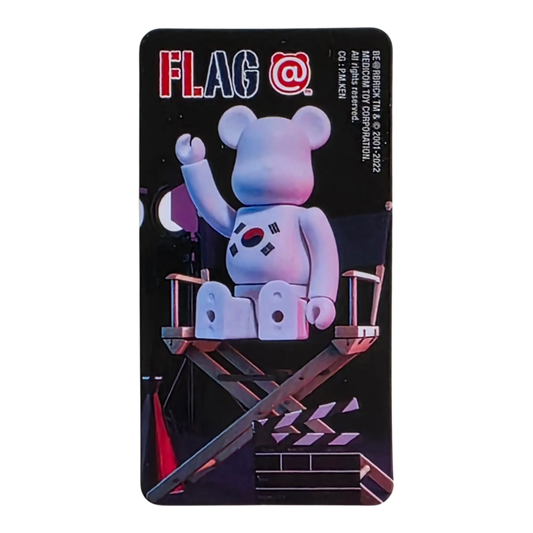 Bearbrick Series 44 Flag "South Korea" 100% Begleitkarte