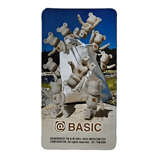 Bearbrick Series 47 Basic Letter 100% Begleitkarte