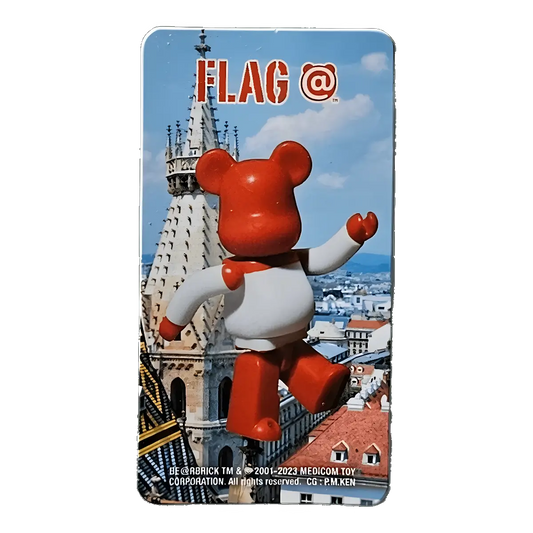 Bearbrick Series 47 Flag "Austria" 100% Begleitkarte