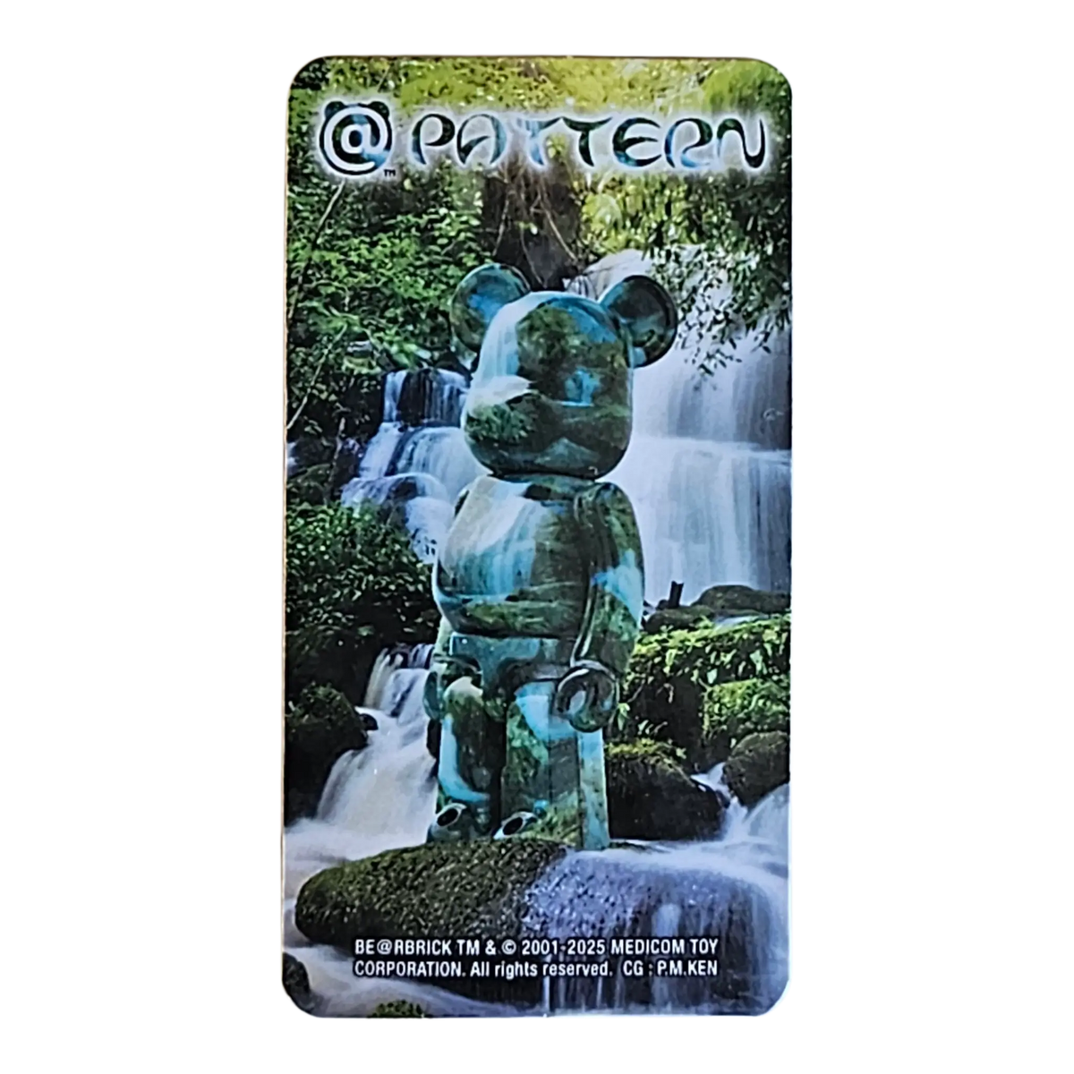 Bearbrick Series 50 Pattern "Waterfalls" 100% Begleitkarte