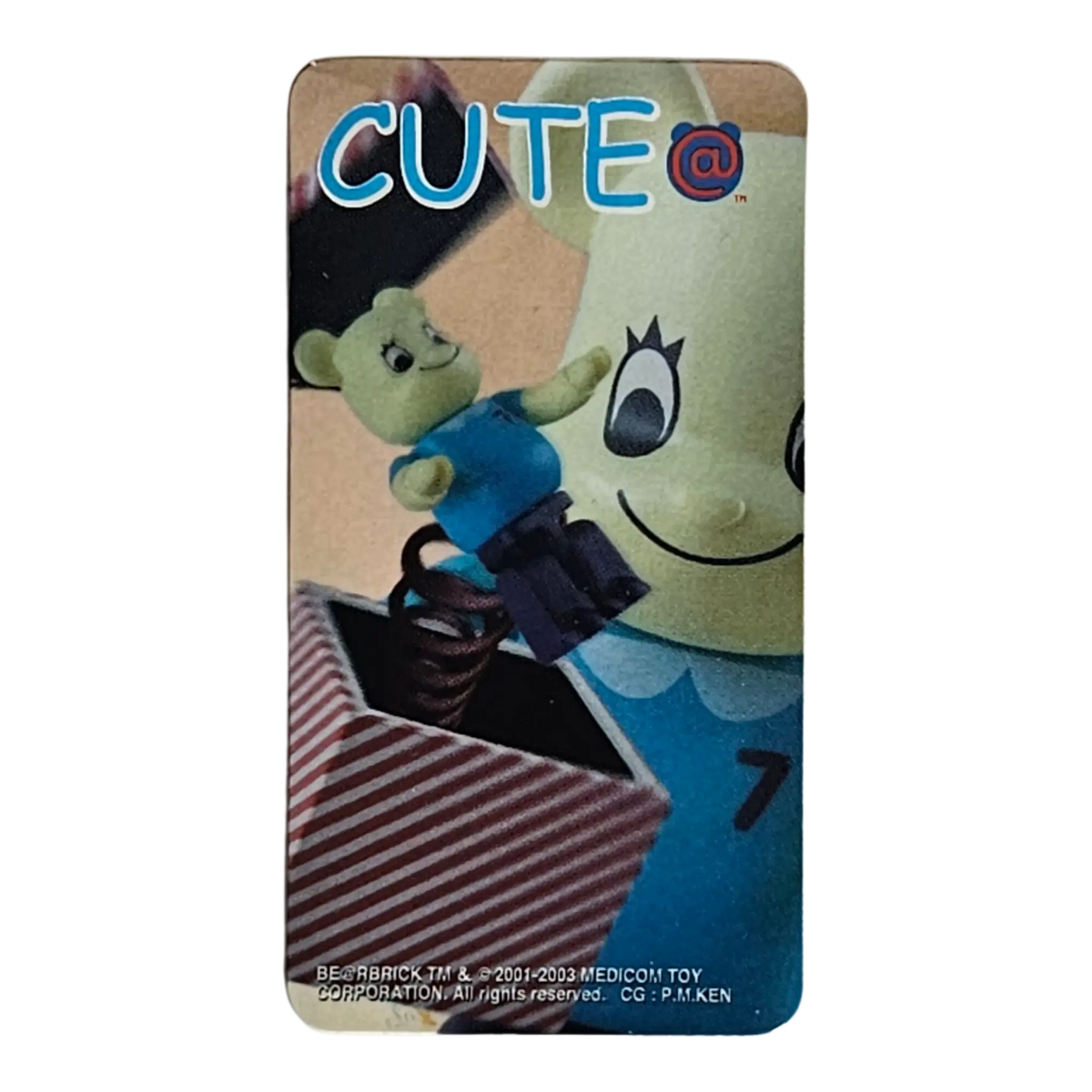 Bearbrick Series 7 Cute 100% Begleitkarte