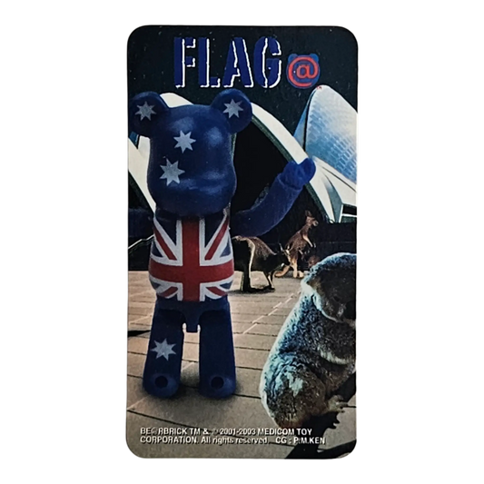 Bearbrick Series 7 Flag "Australia" 100% Begleitkarte