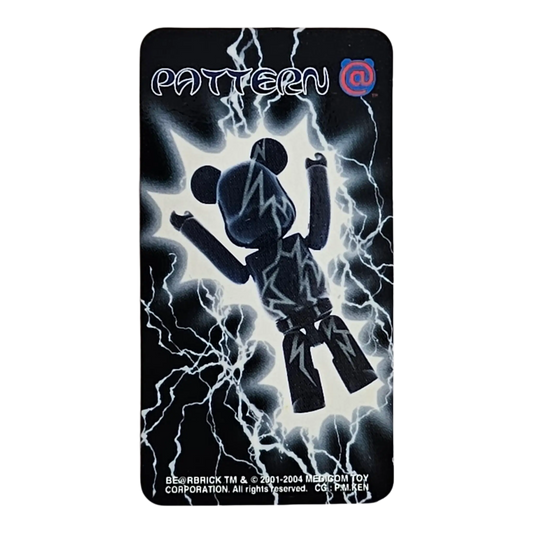 Bearbrick Series 8 Pattern "Lightning" 100% Begleitkarte