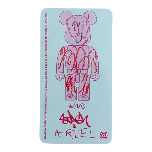 Bearbrick Series 8 "Stash & Ariel" 100% - SECRET Begleitkarte