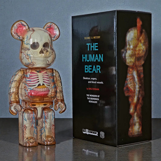 Bearbrick Shelterbank "The Human Bear" 400% mit Verpackung