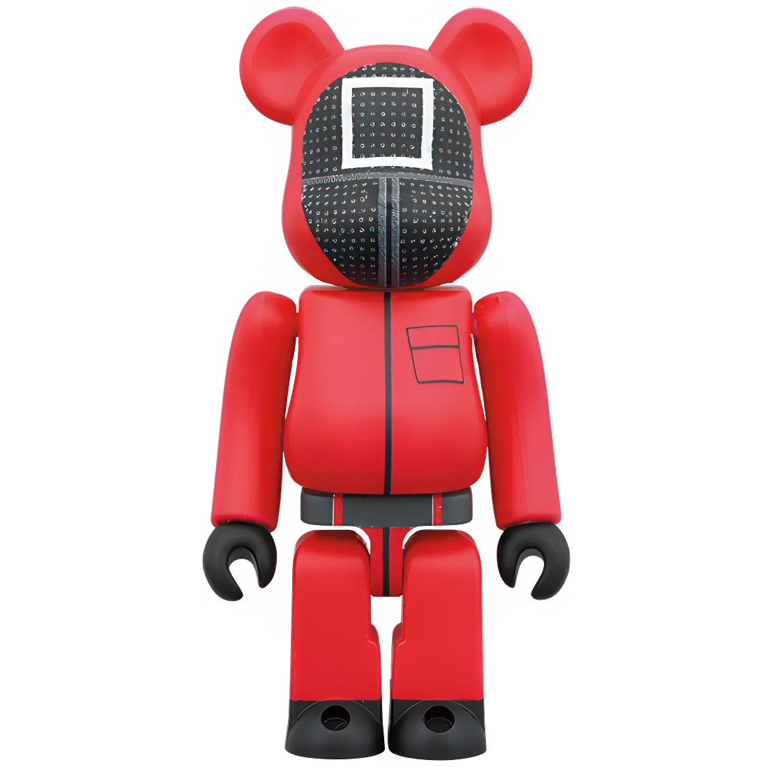 Bearbrick Squid Game Guard "Square" 100%+400% Herstellerbild 1