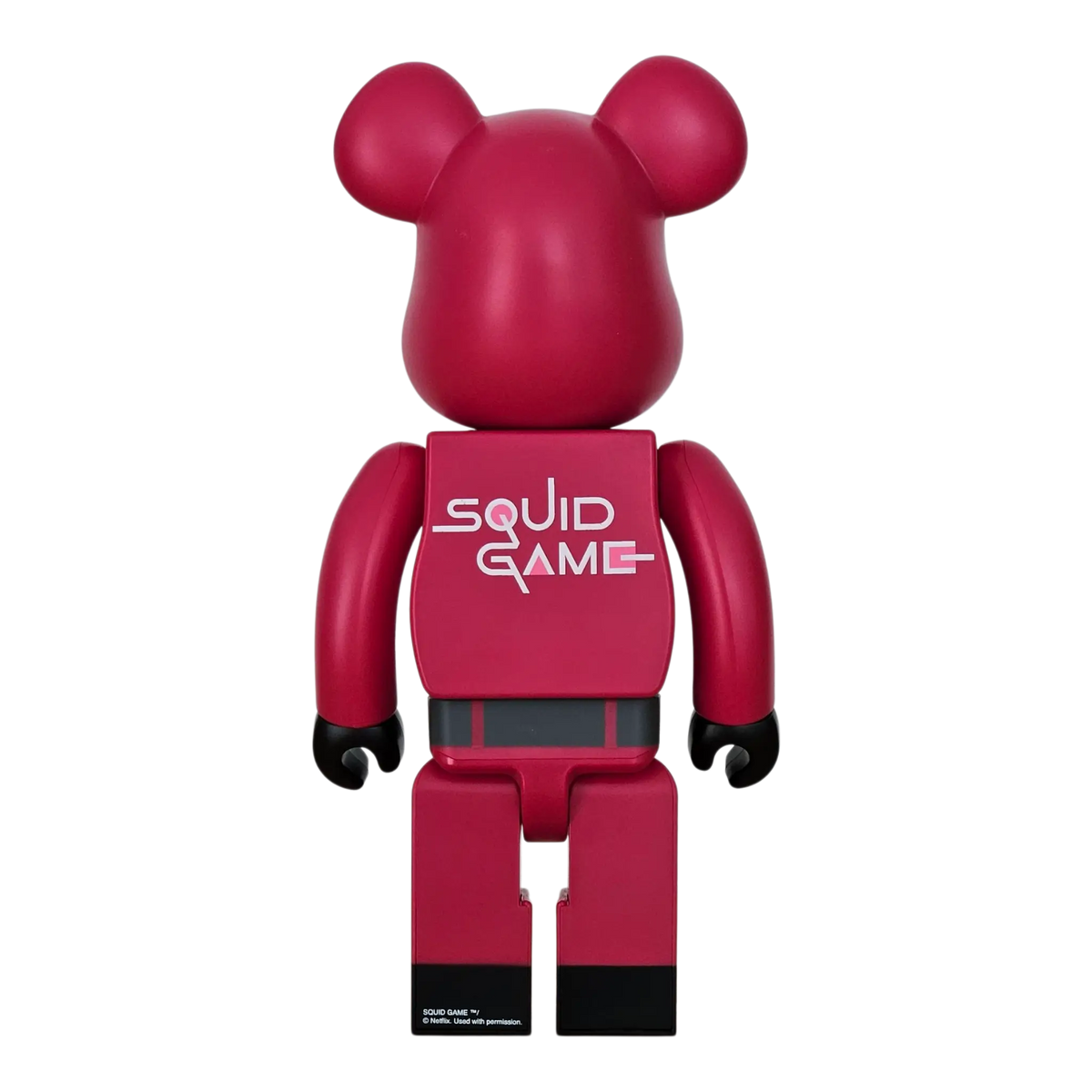 Bearbrick Squid Game Guard "Triangle" 100%+400% Rückseite