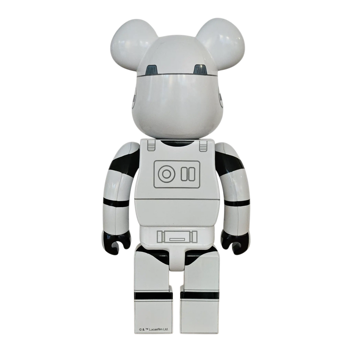 Bearbrick Stormtrooper Chrome Version 400% Rückseite