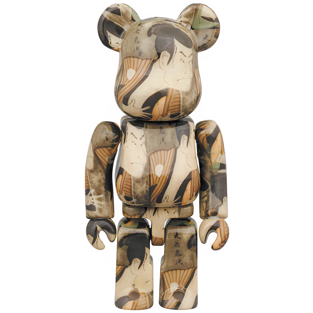 Bearbrick Toshusai Sharaku "Actor Otani Oniji III as the Footman (Yakko) Edohei" 100%+400% Herstellerbild 2