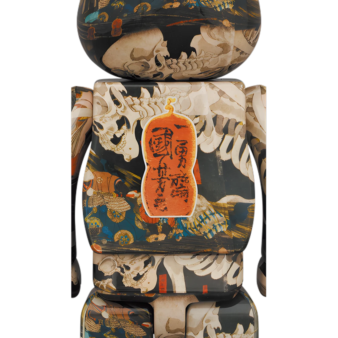Bearbrick Utawaga Kuniyoshi "The Haunted Old Palace at Soma" 100%+400% Herstellerbild 4