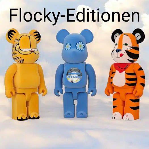 Cover-Artwork für Bearbricks in Flocky-Ausführung