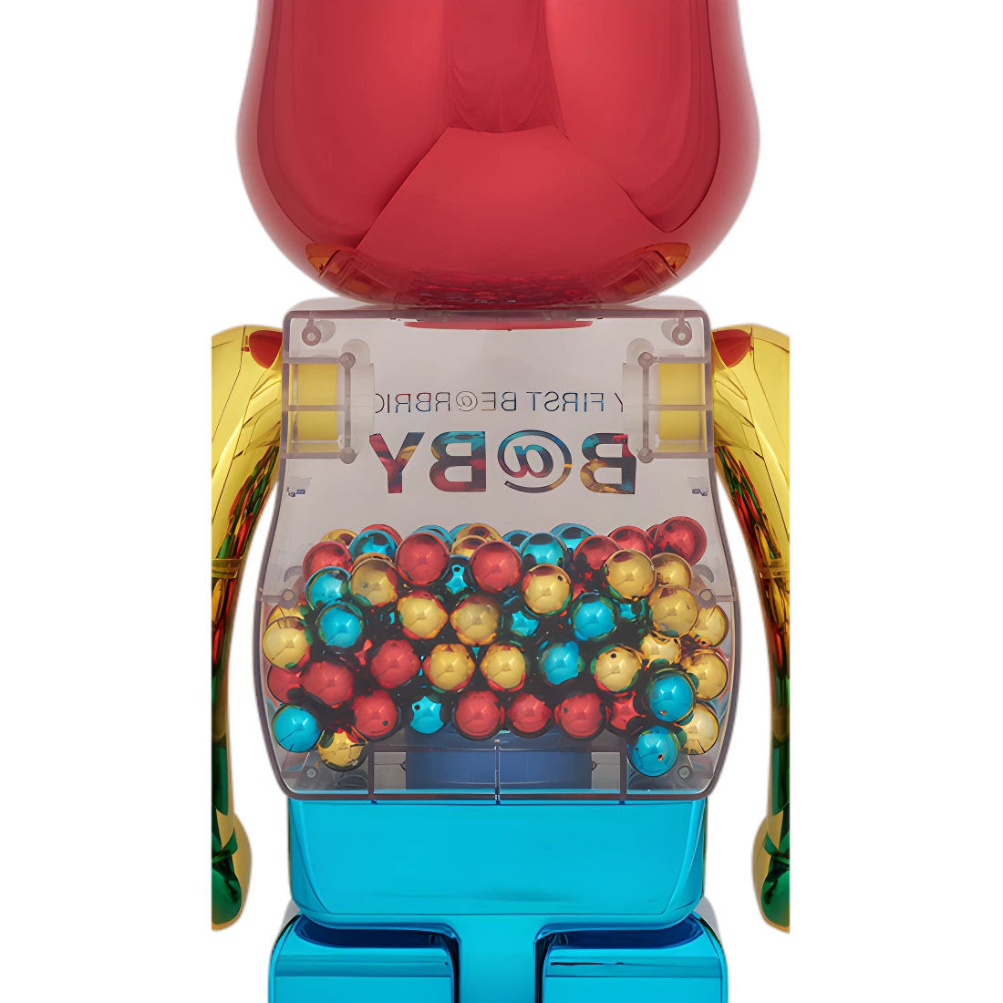 My First Bearbrick B@by MCT Color Chrome Version 1000% Herstellerbild 2