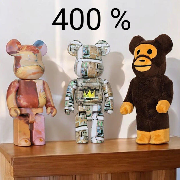 PKK Bearbrck Smpsons Cos Batman, 400% d Blocch d Orso volent, Scultura d Moda per PKK Bearbrck Smpsons Cos Batman, 400% d Blocch d Orso volent, Scultura d Moda per
